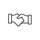 握手のアイコン