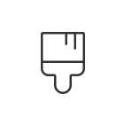 刷毛のアイコン