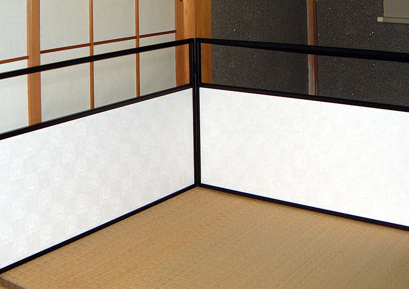 風炉先屏風・京からかみ花兎の画像