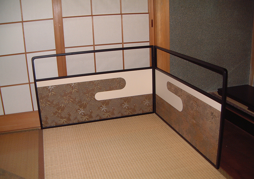 春秋用 風炉先屏風・古帯裂の画像