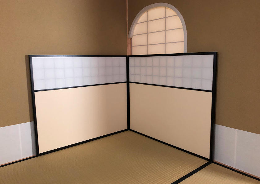 創作風炉先屏風の画像