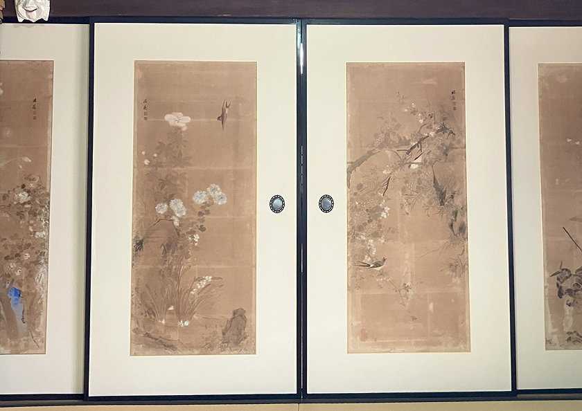 戸襖絵修理後の画像