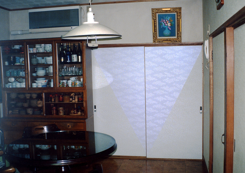 江戸からかみ細工貼り襖の画像