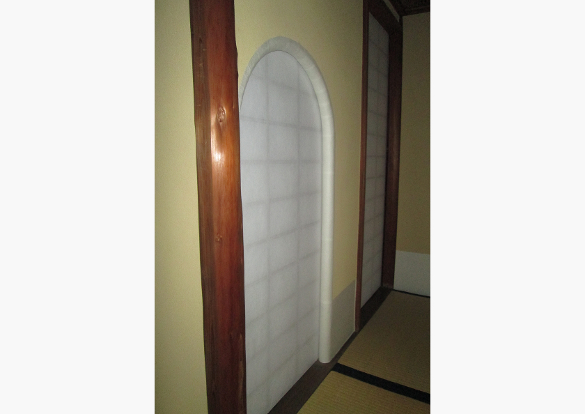 火燈口と腰張りの画像