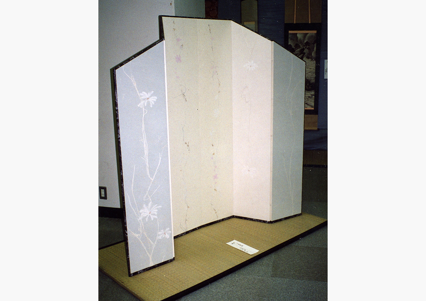 変型六曲屏風の画像