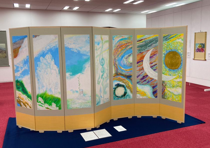 七曲屏風の画像