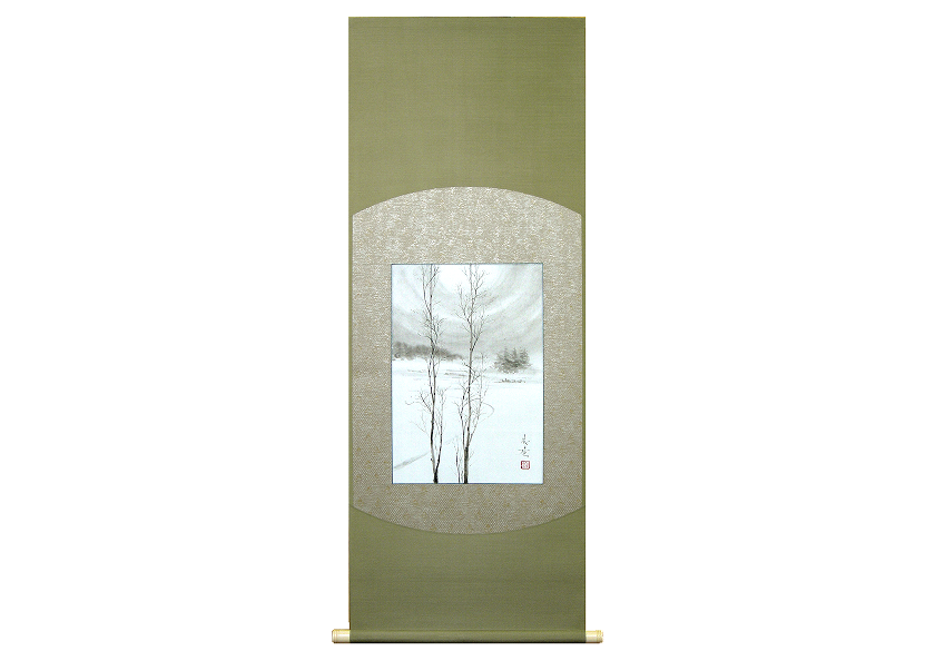 二段上下明朝表具の画像